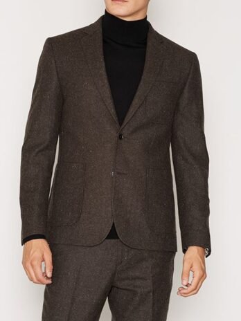 Slim Fit Tweed Blazer